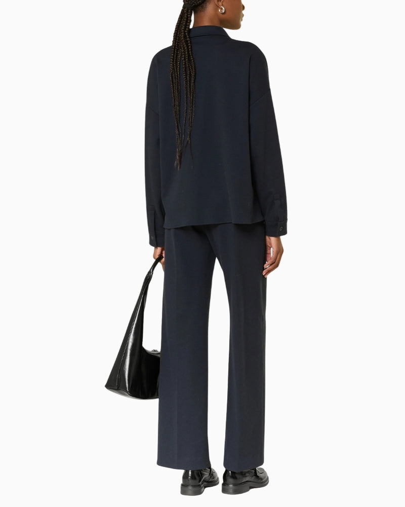 Back view of Weekend Max Mara Zelota trousers with flowing cut