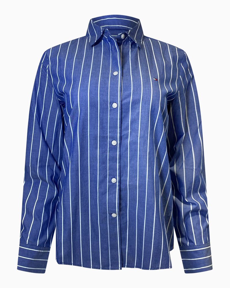 Tommy Hilfiger - Baseball Stripe Shirt – Aines Boutique