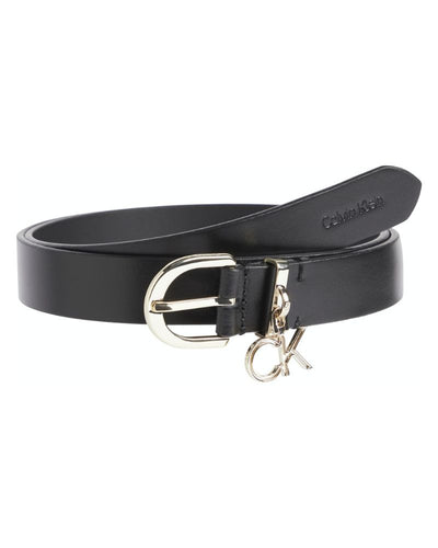 Calvin Klein - Re-Lock Charm Buckle Belt in Black