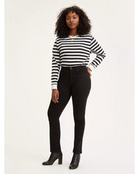 Levi's - High Rise Straight in Black