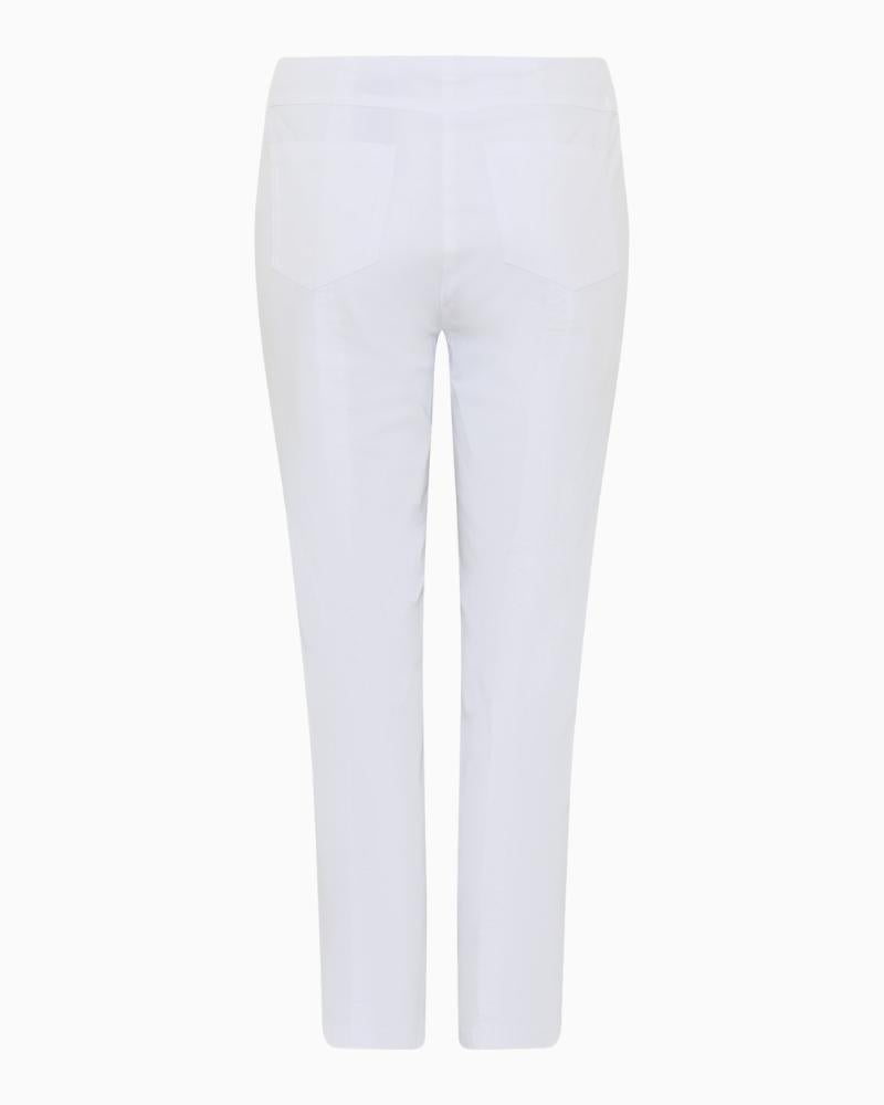 Robell - Cotton Bella Trouser White