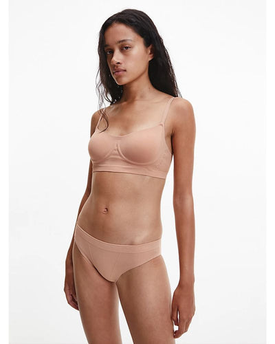 Calvin Klein - Unlined Balconette in Clay - Front View