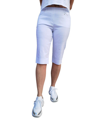 Lexi Slim Fit Shorts White