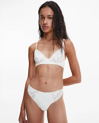Calvin Klein - Thong in Ivory - Front View