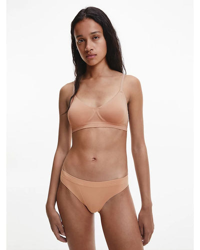 Calvin Klein - Thong in Clay - Front View