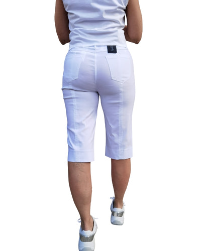 Lexi Slim Fit Shorts White