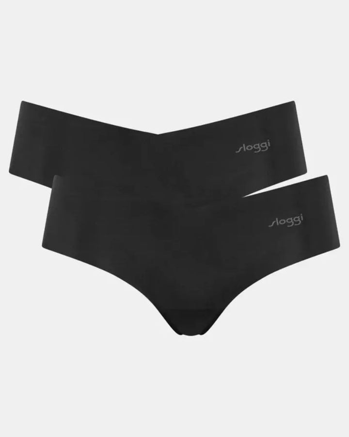 Triumph - Zero Microfibre Brief in Black - Front View