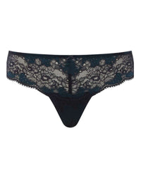 Panache - Clara Thong in Navy - Front View