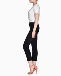 Robell - Bella Slim Fit Trousers 7/8 Black