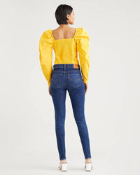 Levi's - Mile High Super Skinny Jeans in Denim - Rear View