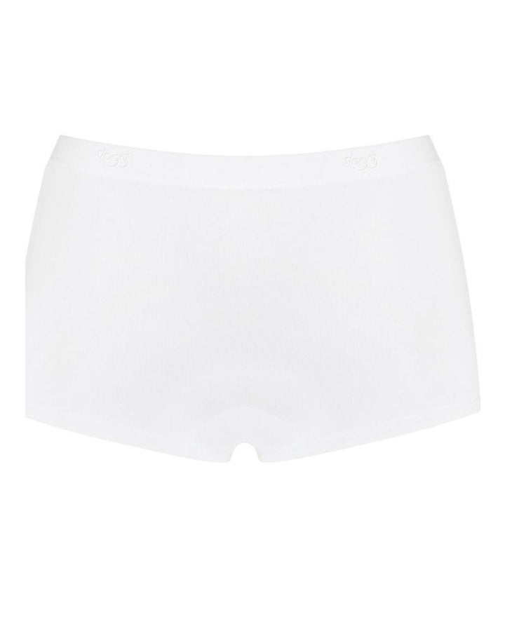 Sloggi - Sensual Fresh Short in White - Full View