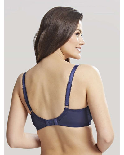 Panache - Clara Full Cup in Navy - Rear View