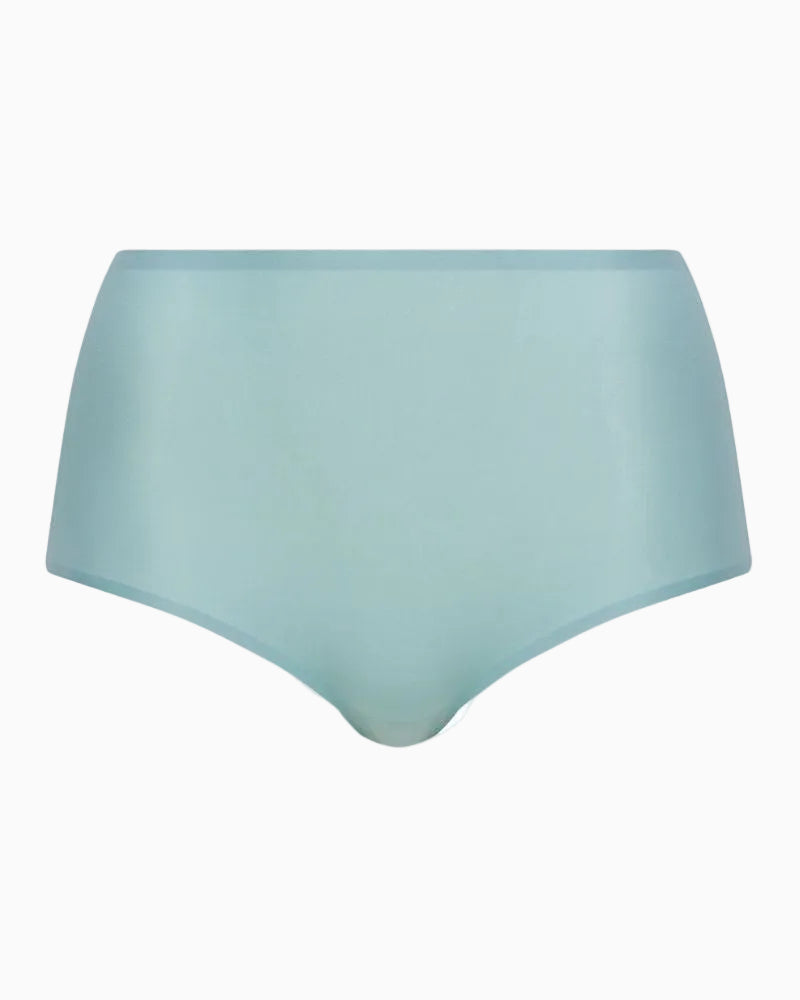 Chantelle - High Waist Brief in Blue - Front View