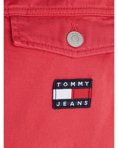 Tommy Jeans - Oversized Vest in Pink - Logo View