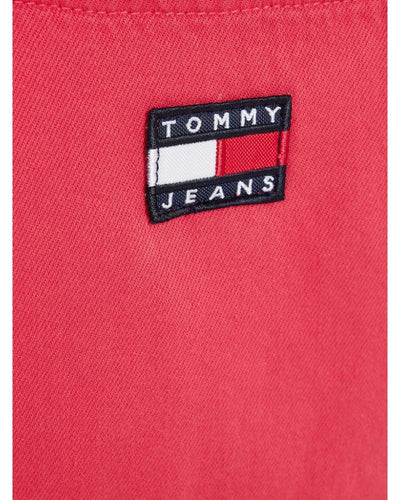 Tommy Jeans - Slim Dress in Pink - Logo View