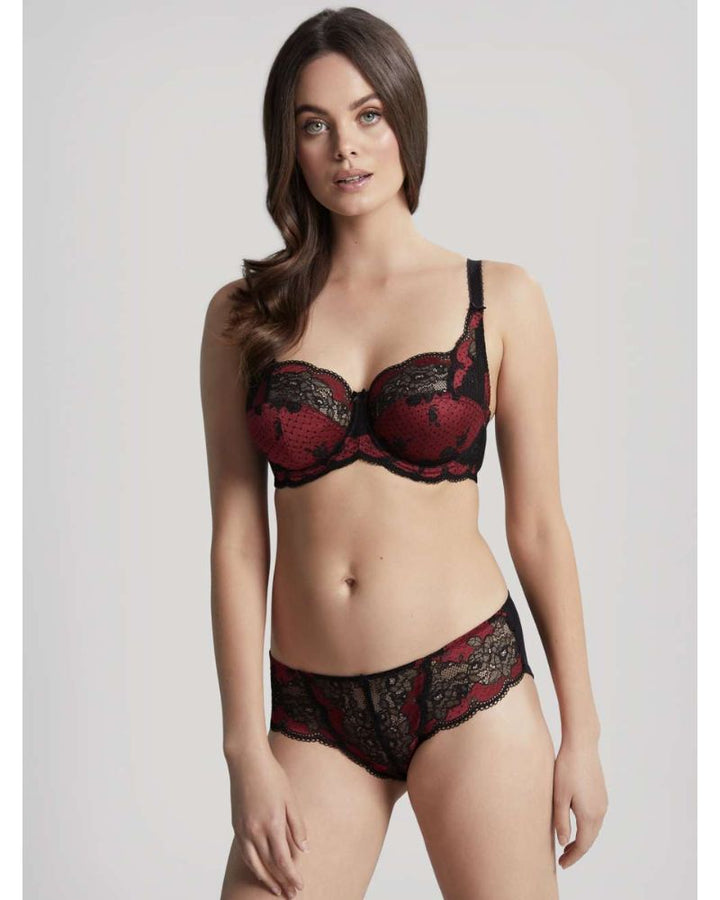 Panache - Pan Clara Brief in Ruby - Front View