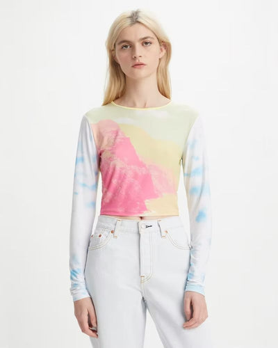 Levi's - Graphic Second Skin Top in Multi - Front View