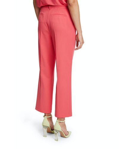 Betty Barclay - 3/4 Classic Pant in Coral - Rear View