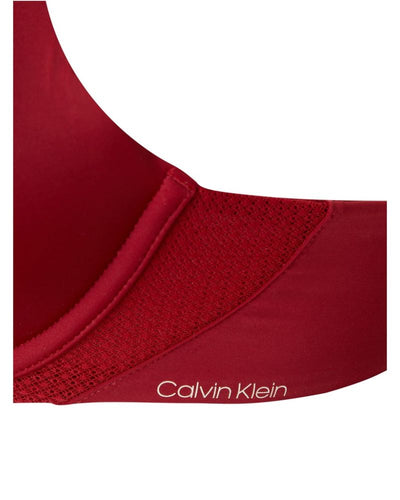 Calvin Klein - Push-Up Plunge Bra in Red - Close View