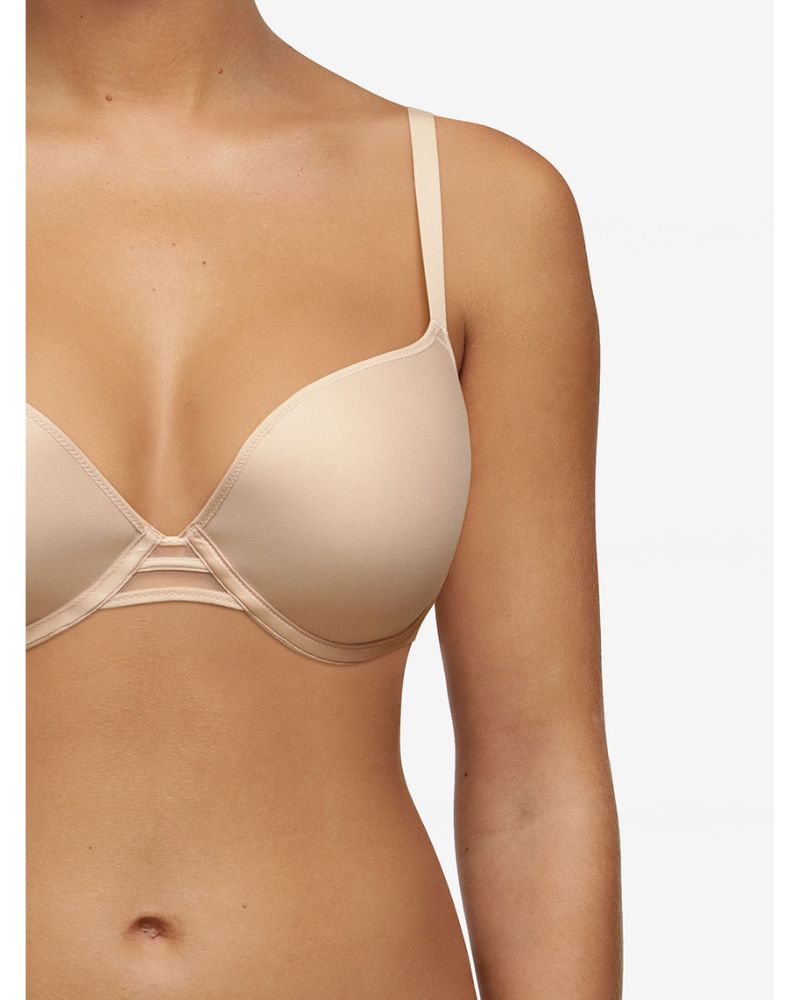 Chantelle - Push-Up T-Shirt Bra in Cappuccino - Close View