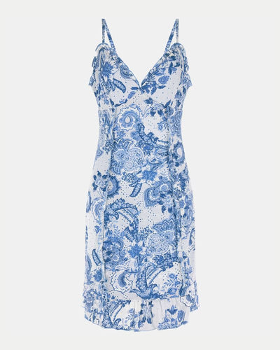 Guess Jeans - Straps Amal Mini Dress in Blue - Full View