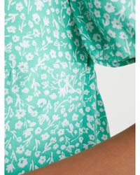 Calvin Klein - Off Shoulder Mini Dress in Green - Logo View