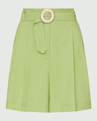 Marella - Cascata Shorts in Green - Full View