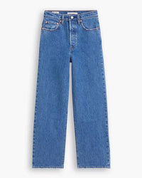 Levi's - Ribcage Straight Ankle Jeans in Denim - Full View