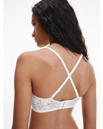 Calvin Klein - Lightly Lined Plunge in Ivory - Back View
