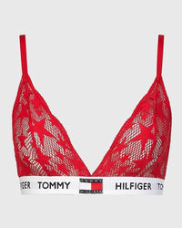 Tommy Hilfiger - Triangle Bra in Red - Full View