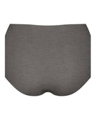 Sloggi - Zero Feel Natural High Waist Brief in Grey- Back View