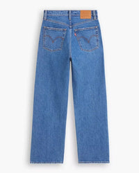 Levi's - Ribcage Straight Ankle Jeans in Denim - Back View