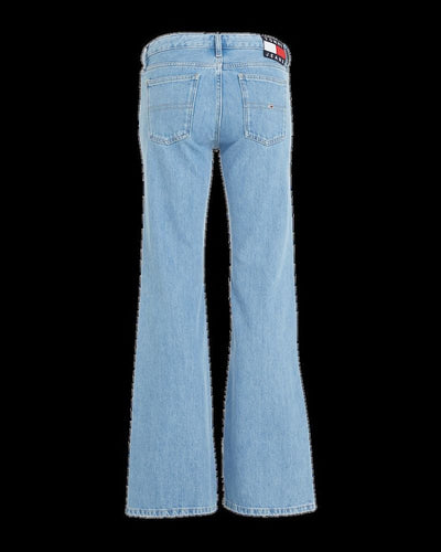 Tommy Jeans - Sophie LR Flare Jeans in Light Denim - Back View