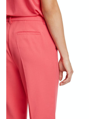 Betty Barclay - 3/4 Classic Pant in Coral - Back Pocket View