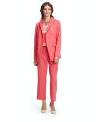 Betty Barclay - 3/4 Classic Pant in Coral - Full View