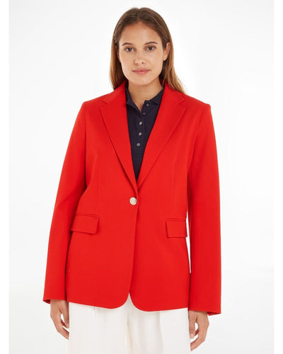 Tommy hilfiger red blazer womens Clearance