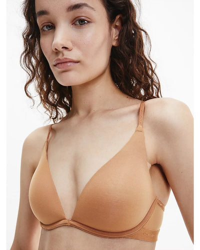 Calvin Klein - Lightly Lined Plunge in Nude - Close View