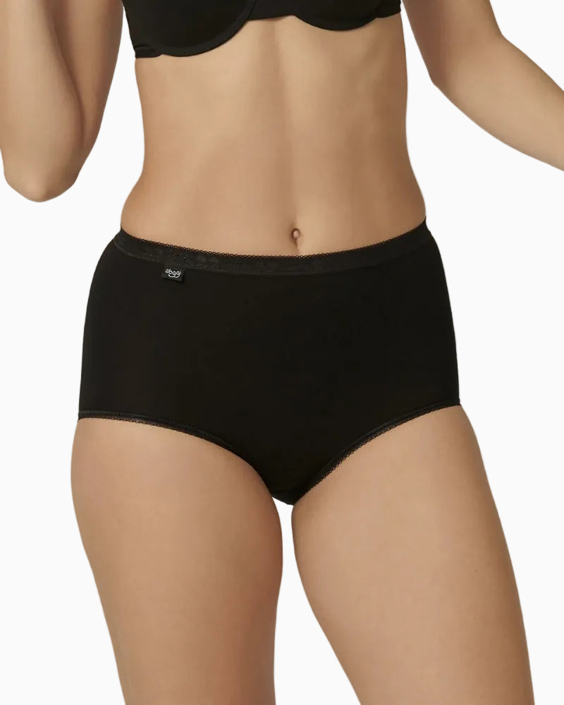 Basic Maxi Briefs 4 Pack fabric detail