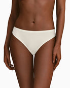 Chantelle Soft Stretch Thong in Ivory front view