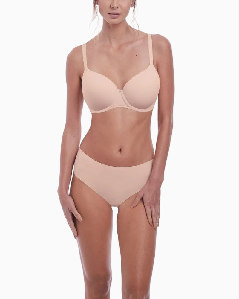 Fantasie Aura Underwear Moulded Bra in nude front view