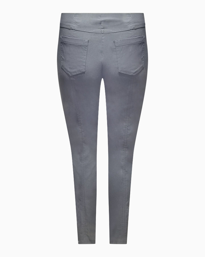 Robell - Bella Full Length Trousers Light Grey