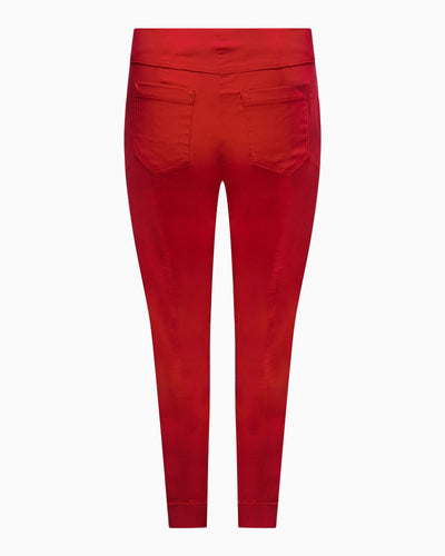 Robell - Bella Slim Fit Trousers 7/8 Red