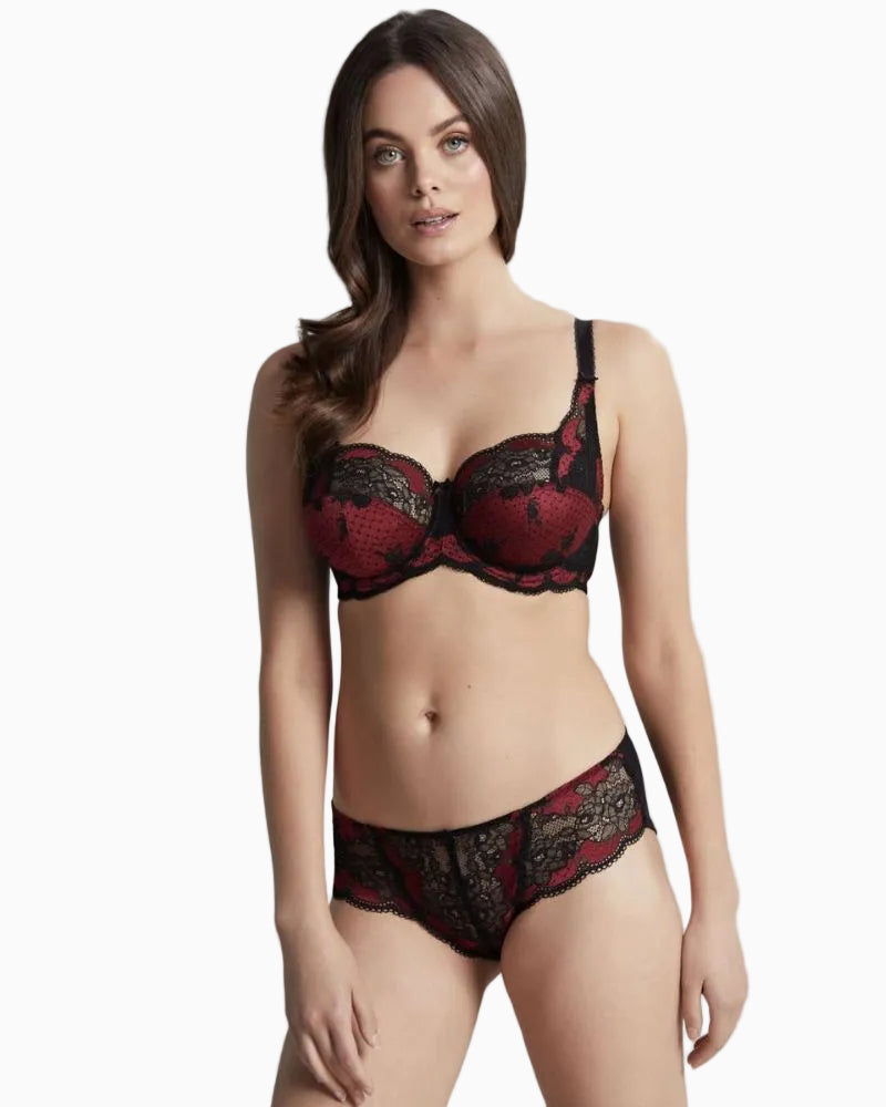 Panache - Pan Clara Brief in Ruby - Front View