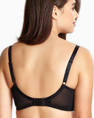 Panache Sophie Nursing Bra in Black/Nude back view