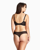 Panache Sophie Nursing Bra in Black/Nude strap detail