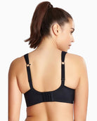 Panache Wired Sports Bra in Black back view