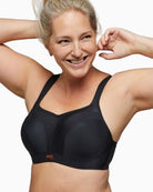 Panache Wired Sports Bra in Black side view