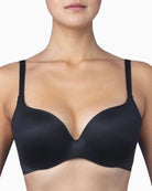 Royal Lounge Fit Bra in Black front view