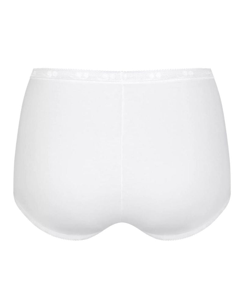 Sloggi - Maxi Briefs in White - Packshot Back