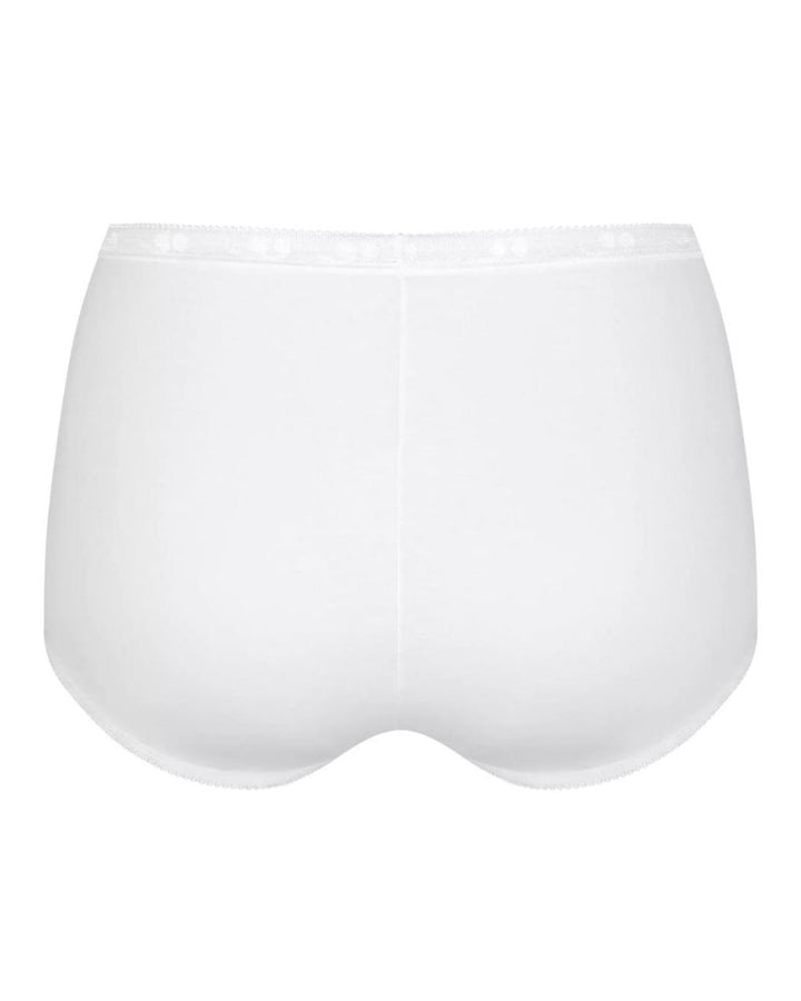 Sloggi - Maxi Briefs in White - Packshot Back